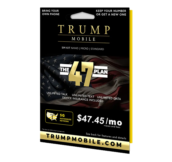 Trump Mobile SIM Card - Bundle 100