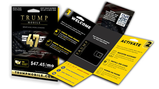 Trump Mobile SIM Card - Bundle 100